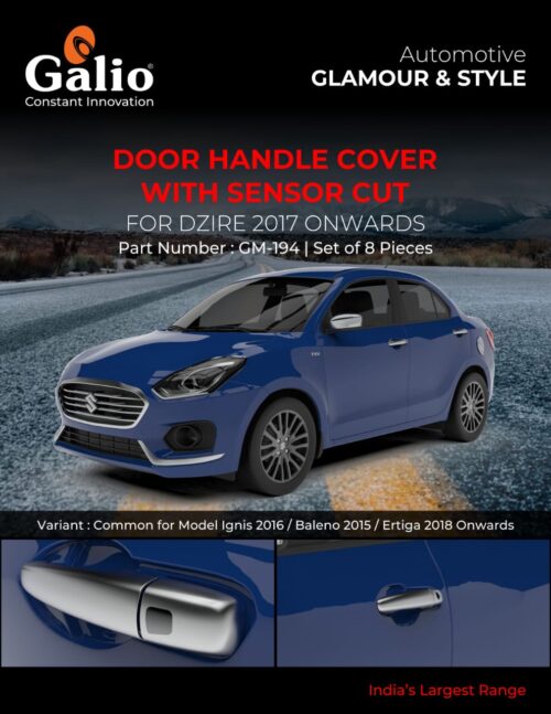 Door Handle Cover with Sensor Cut for Maruti Suzuki Dzire