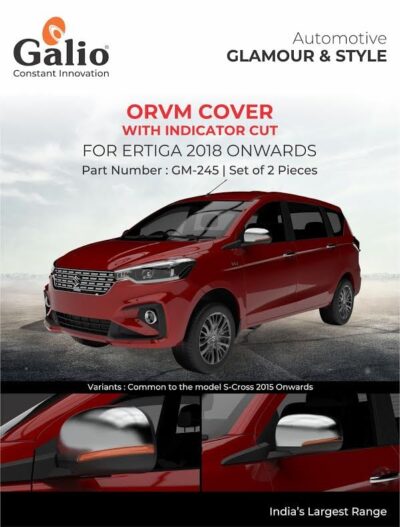 Maruti Suzuki Ertiga Chrome finish ORVM Cover With Indicator Cut