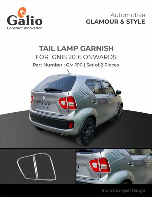 Maruti Suzuki Ignis Chrome Finish Tail Lamp Garnish