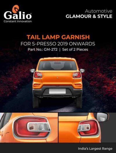Maruti Suzuki S-Presso Chrome Finish Tail Lamp Garnish