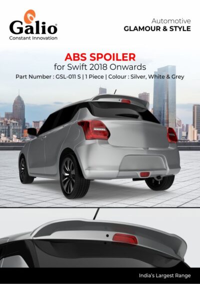 Maruti Suzuki Swift Silver colour ABS Spoiler