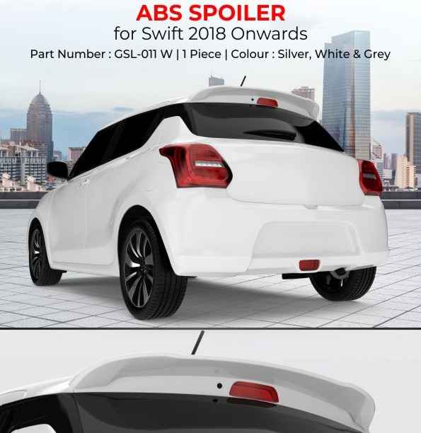 Maruti Suzuki Swift ABS Spoiler - White