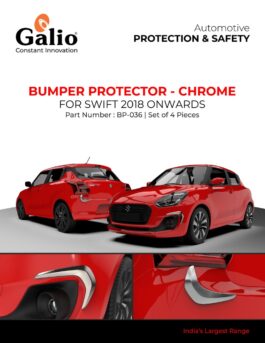 Maruti Suzuki Swift Bumper Protector - Chrome