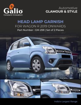 Chrome Finish Head Lamp Garnish for Maruti Suzuki Wagon-R