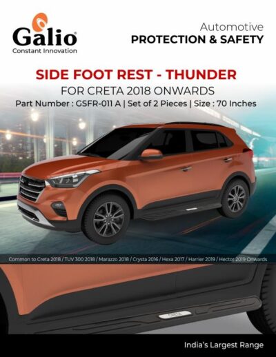 Side Foot Rest Thunder 70 Inches for Hyundai Creta
