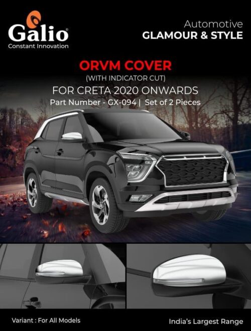 New Hyundai Creta ORVM Cover With Indicator Cut