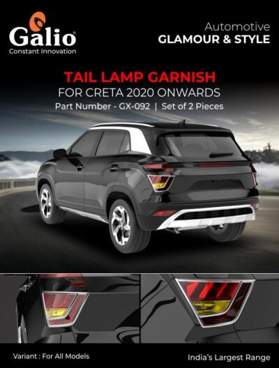 New Hyundai Creta Chrome Finish Tail Lamp Garnish