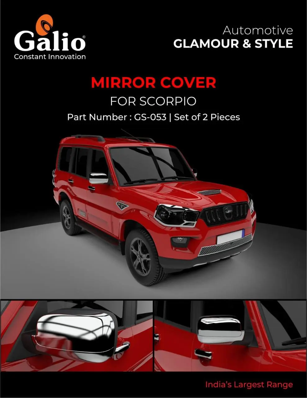 Mahindra Scorpio - ORVM Cover