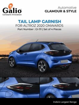 Tata Altroz Chrome Finish Tail Lamp Garnish