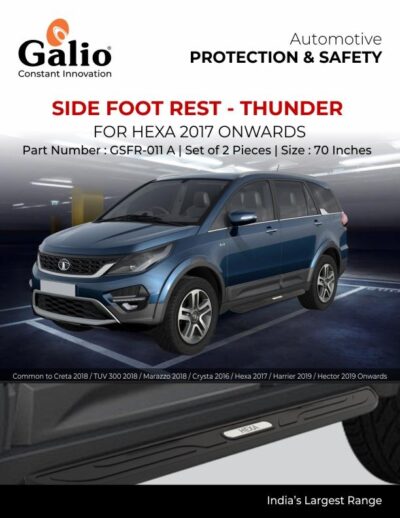 70 Inches Side Foot Rest Thunder for Tata Hexa