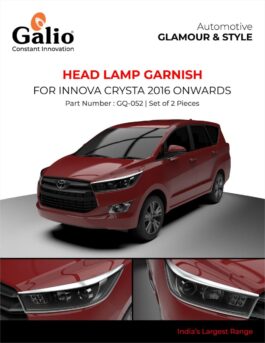 Chrome Finish Head Lamp Garnish for Toyota Innova