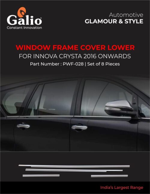 Window Frame Cover Lower for Toyota Innova Crysta