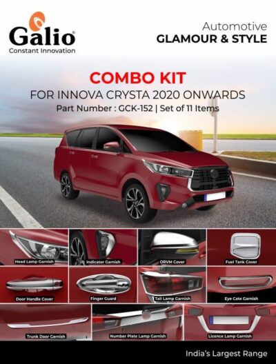 Innova Toyota Crysta Chrome Finish combo kit