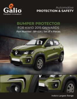 Chrome insert bumper Protector for Renault Kiwid
