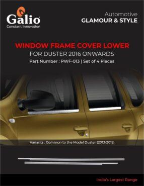 Window Frame Cover Lower for Renault Duster
