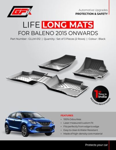 life long floor mats for Maruti Suzuki Baleno