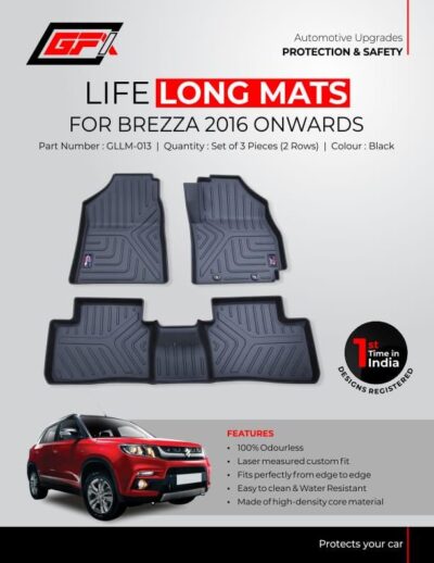 life long floor mats for Maruti Suzuki Brezza