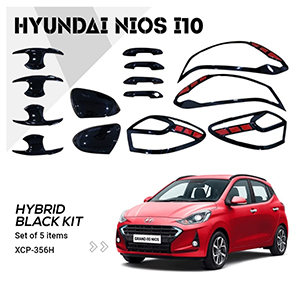 Hyundai Nios i10 black finish combo kit
