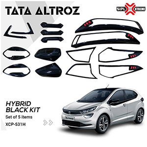 Tata Altroz hybrid black finish combo kit