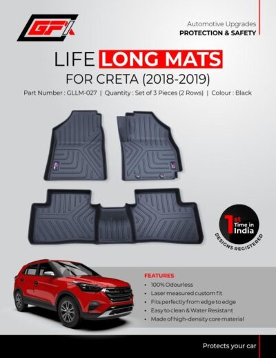 Life Long floor Mats for Hyundai Creta