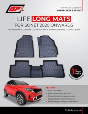 Life Long floor Mats for kia sonet