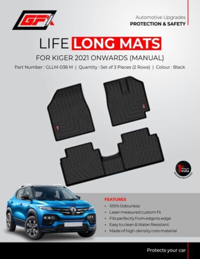 life long floor mats for Renault Kiger