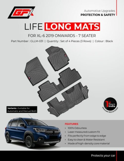life long floor mats for Maruti Suzuki XL6
