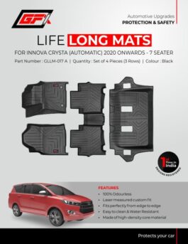 life long floor mats for Toyota Innova Crysta Automatic