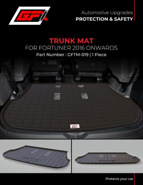 premium quality trunk mats for Toyota Fortuner