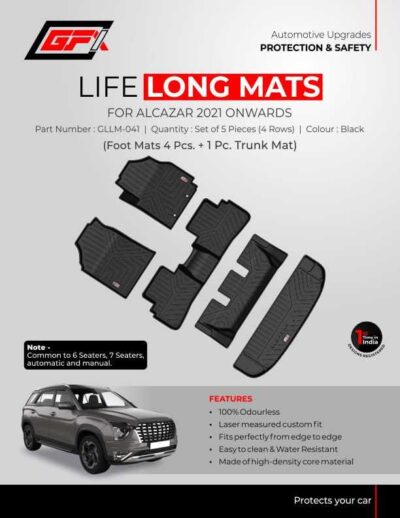 Life Long floor Mats for Hyundai Alcazar