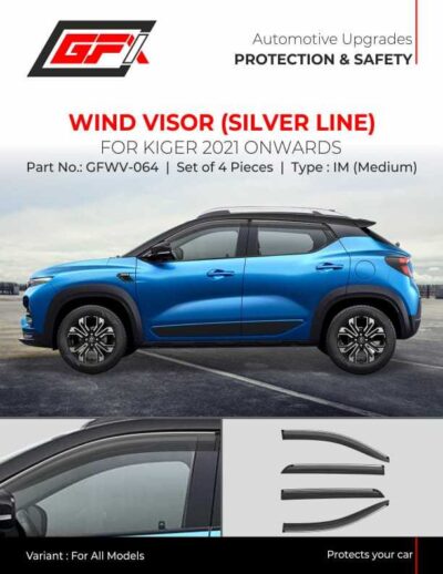 Silver Line wind visor for Renault Kiger