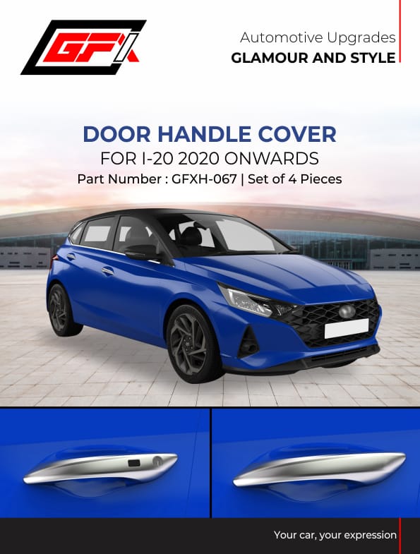 Chrome Door Handle Cover Garnish Kia Carens (2020)