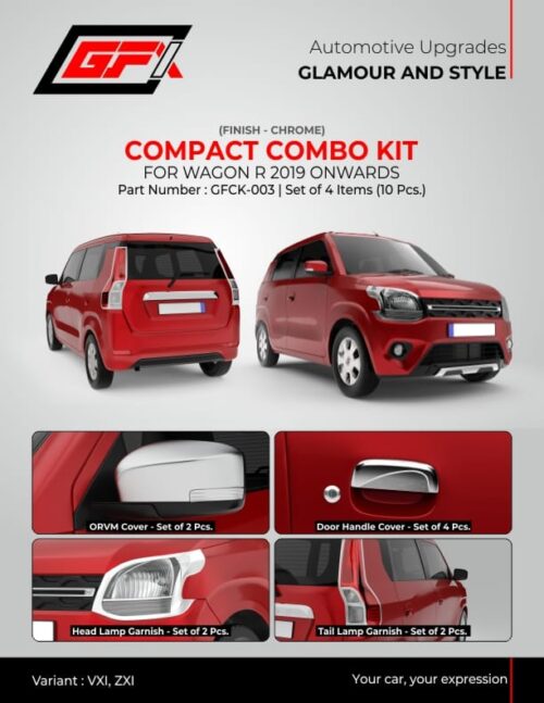Maruti Suzuki Wagon-R 2020 chrome compact combo kit