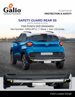 Tata Motors Punch 2021 GFX Safety Guard Rear SS With Name Plate