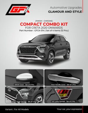 Hyundai Creta 2020 Compact Chrome Combo Kit