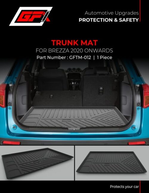 premium quality trunk mats for Maruti Suzuki Brezza 2020
