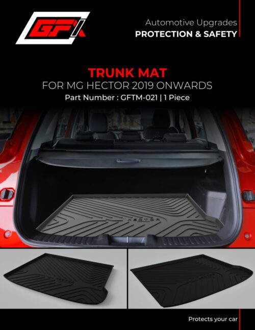premium quality trunk mat for MG Hector 2019