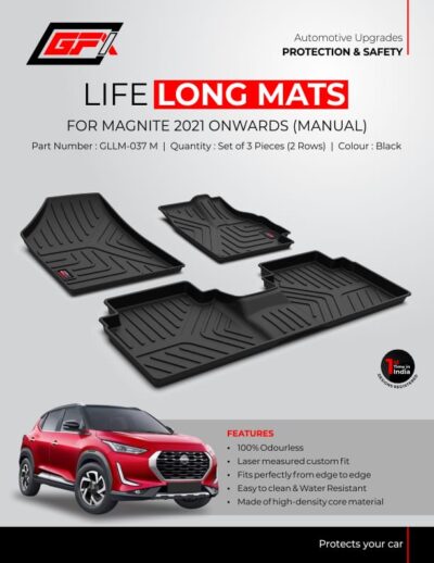 life long floor mats for Manual Nissan Magnite