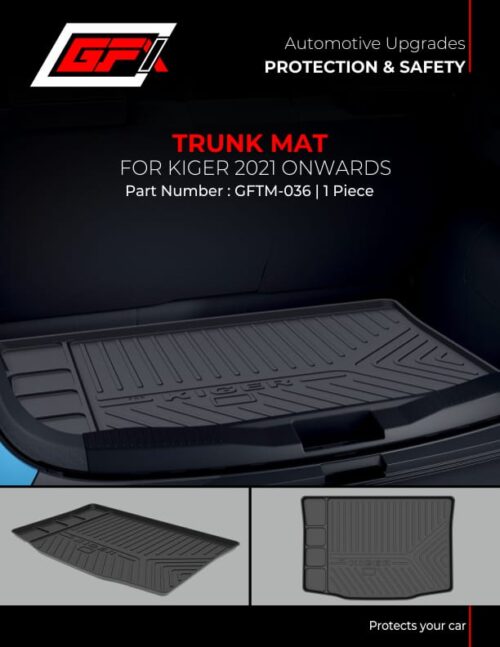 premium quality trunk mat for Renault Kiger 2021