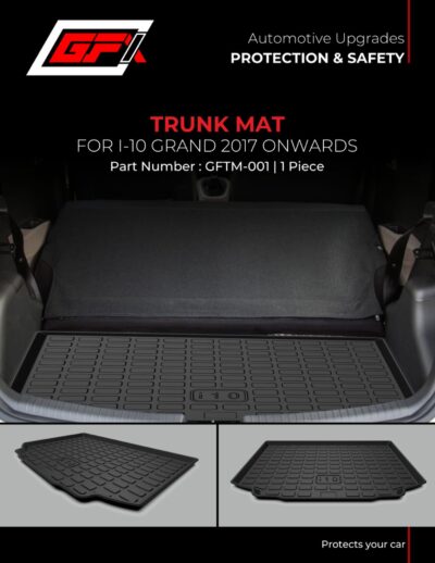 Trunk floor Mat for Hyundai I-10 Grand 2017