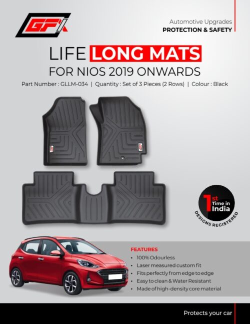 Life Long floor Mats for Hyundai I10