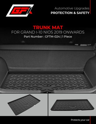 Trunk floor Mats for Hyundai I10 Grand Nios 2019