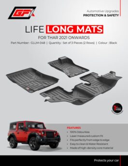 life long floor mats for Mahindra Thar 2021