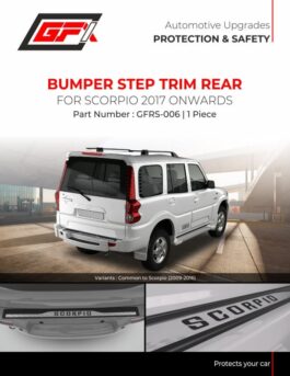Bumper Step Trim Rear for Mahindra Scorpio 2017