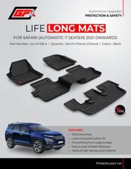 life long floor mats automatic 7 Seater for Tata Safari