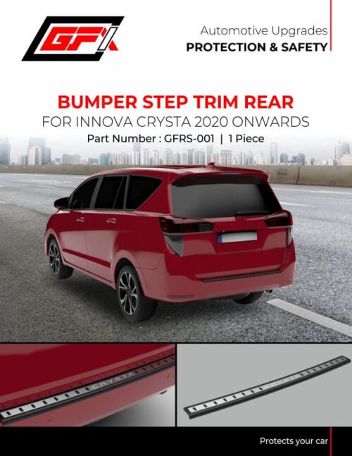 Bumper Step Trim Rear for Toyota Innova Crysta 2020