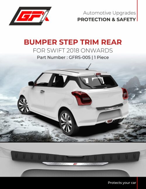 Bumper Step Trim Rear for Maruti Suzuki Swift 2018