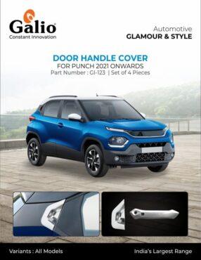 Chrome Finish Door Handle Cover for Tata Punch