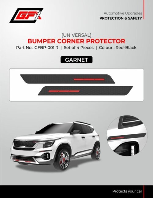 Bumper Corner Protector - Universal Garnet