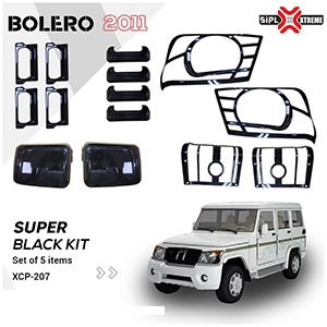 Mahindra Bolero Hybrid Super black finish combo kit